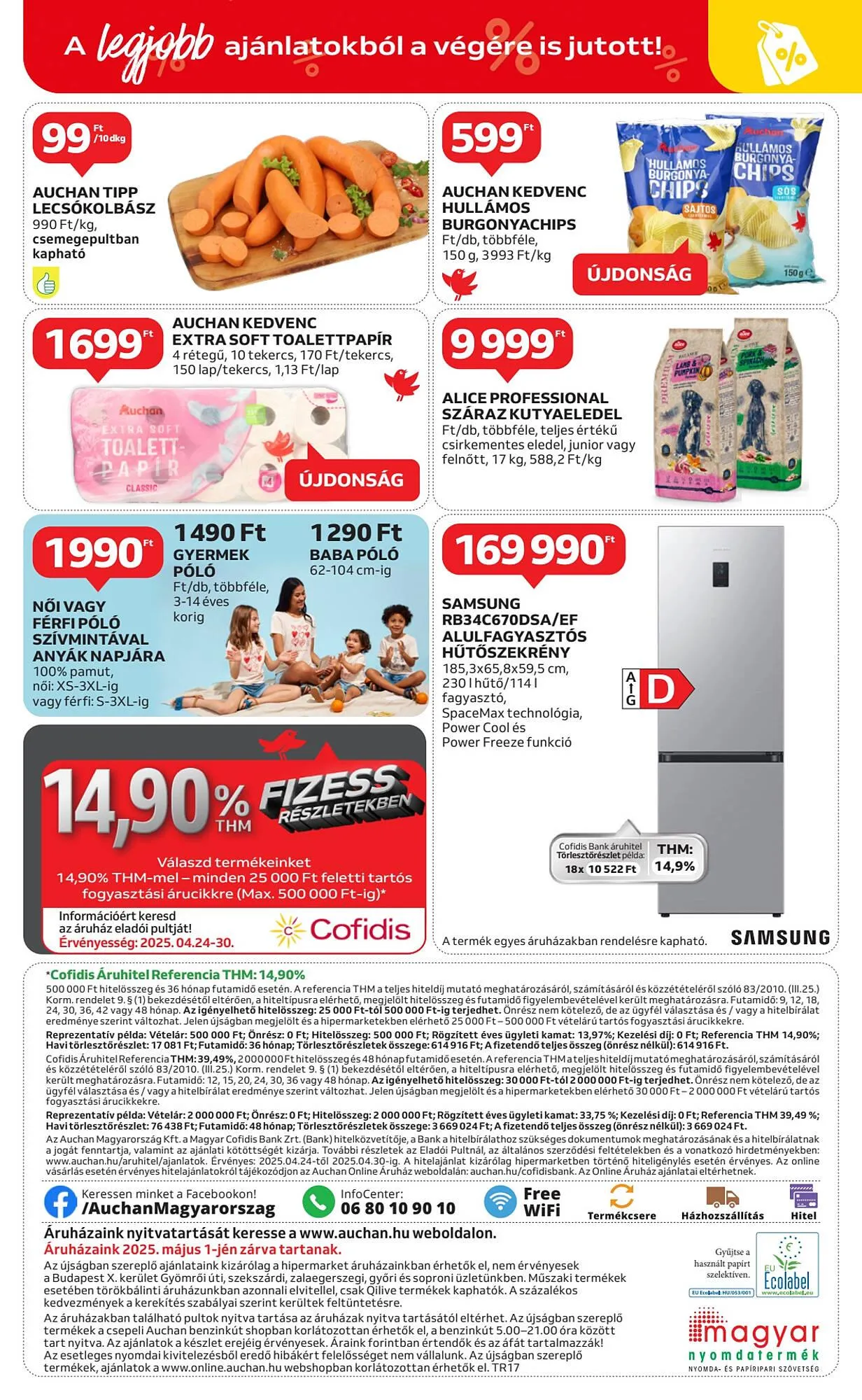 Katalógus Auchan akciós újság április 24.-tól április 30.-ig 2025. - Oldal 38