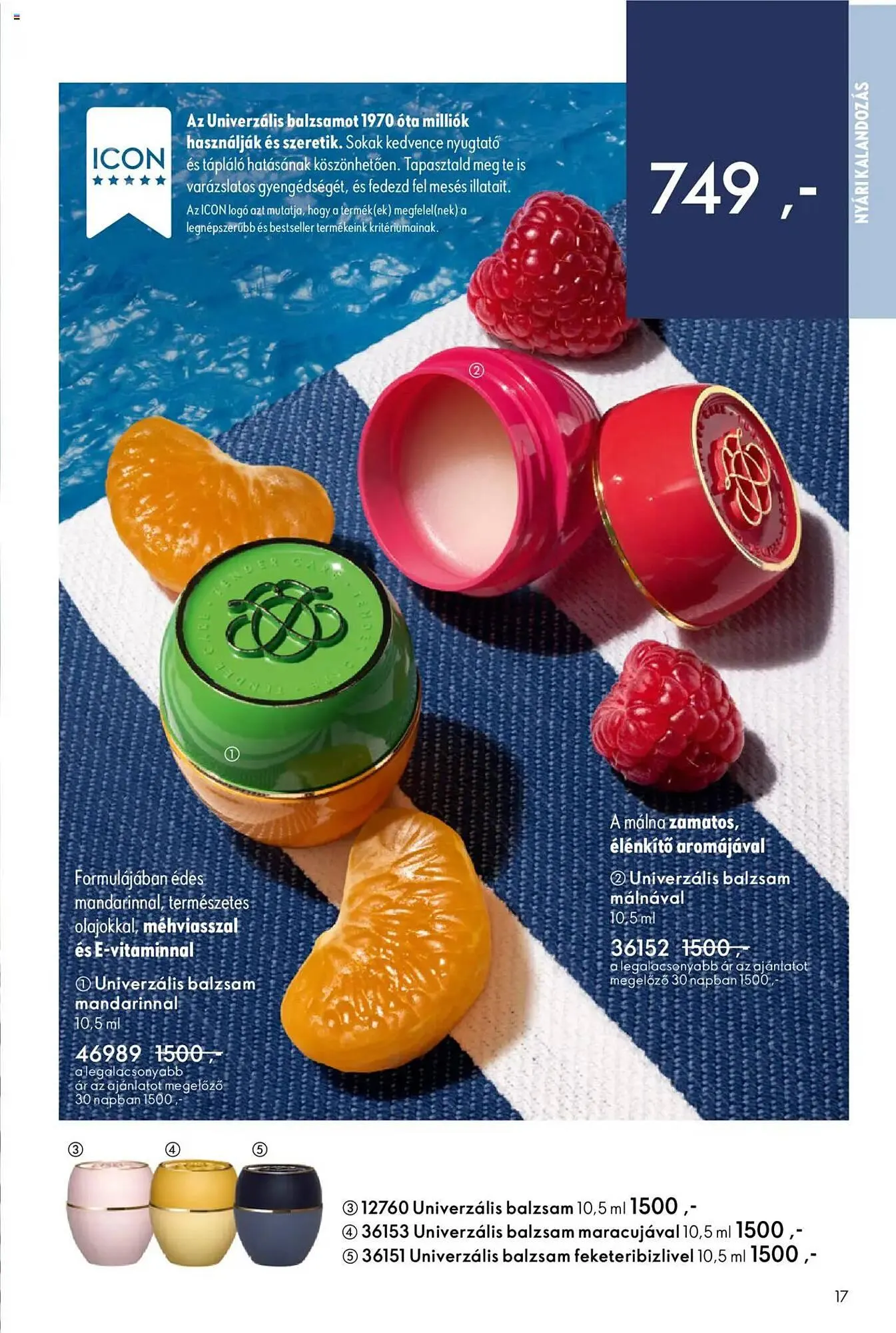 Katalógus Oriflame akciós újság június 15.-tól július 5.-ig 2025. - Oldal 17