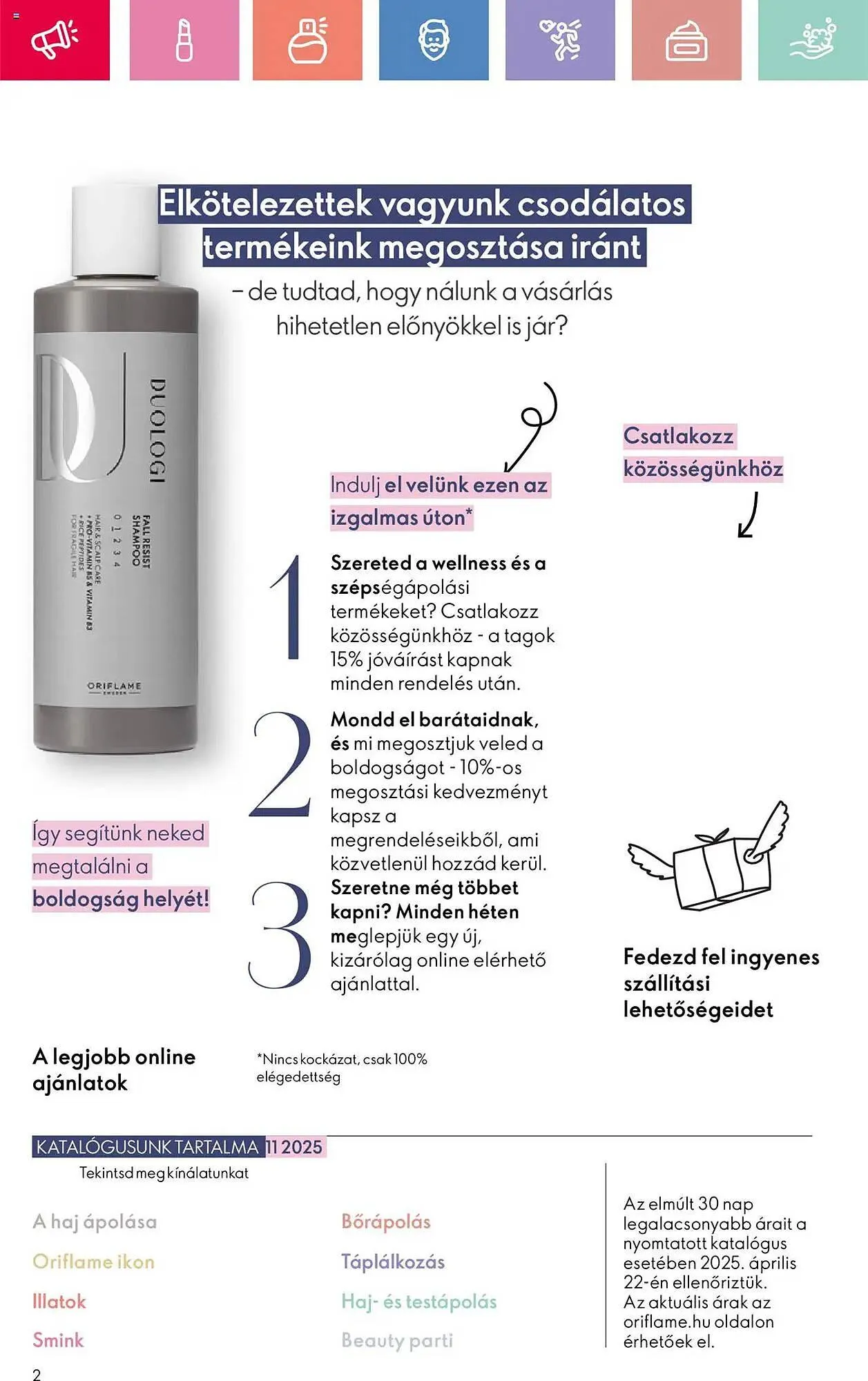 Katalógus Oriflame akciós újság július 27.-tól augusztus 16.-ig 2025. - Oldal 2