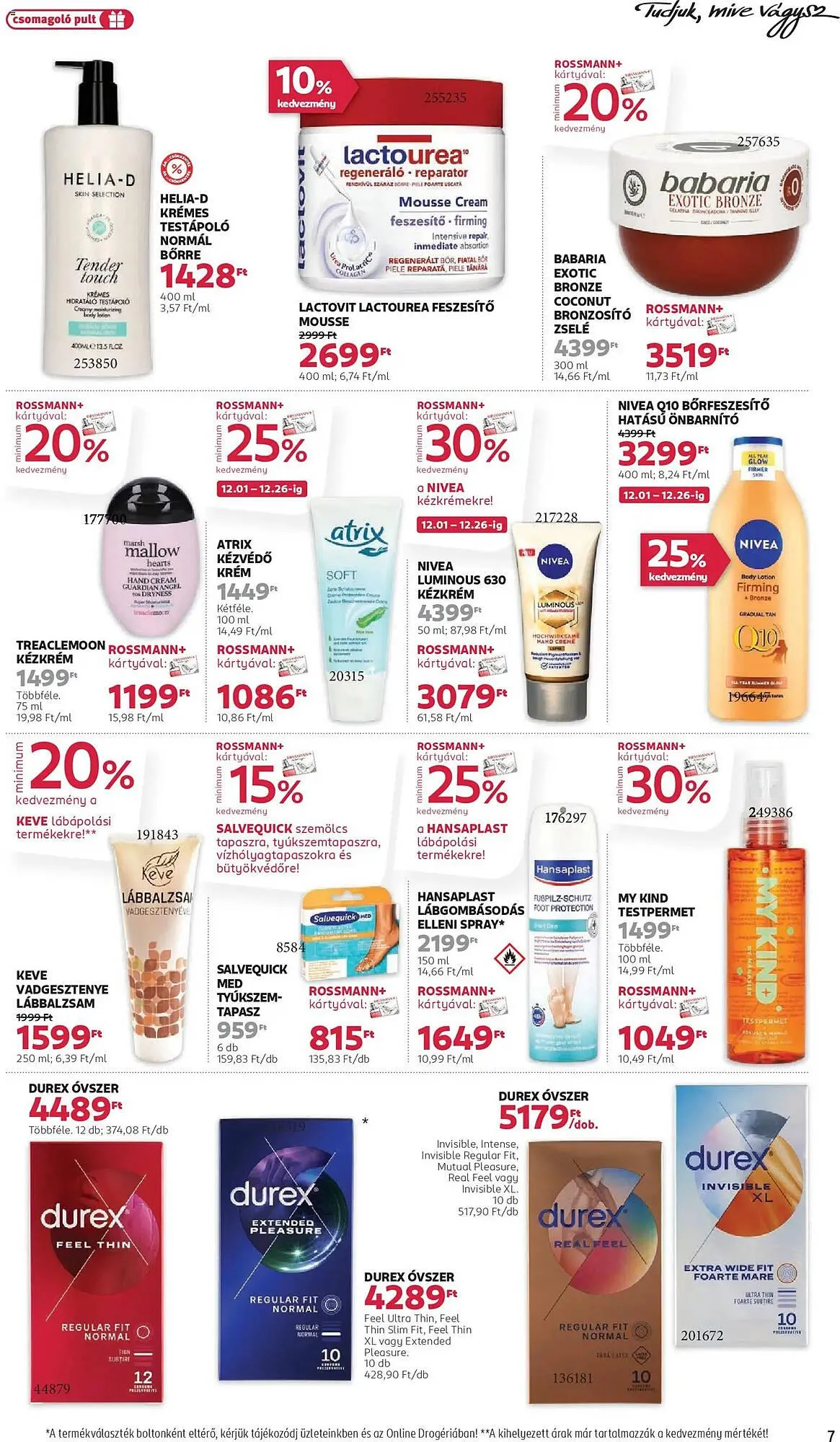 Katalógus Rossmann akciós újság december 1.-tól december 12.-ig 2025. - Oldal 7