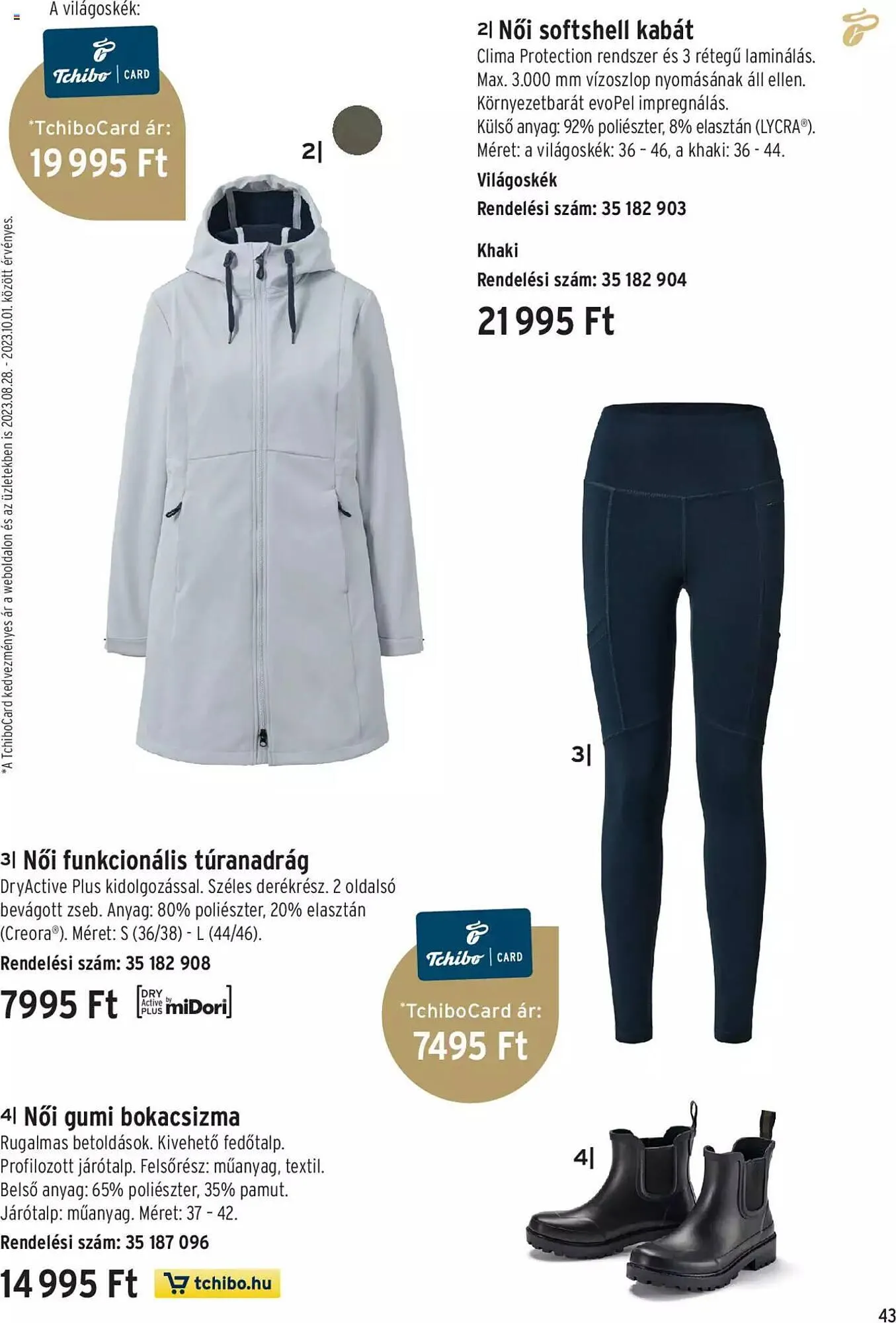 Katalógus Tchibo akciós újság szeptember 4.-tól szeptember 18.-ig 2023. - Oldal 43