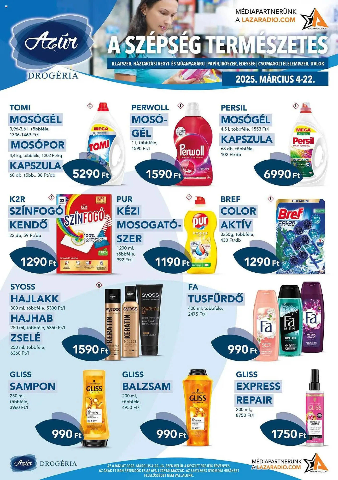 Katalógus Azúr akciós újság március 4.-tól március 22.-ig 2025. - Oldal 1