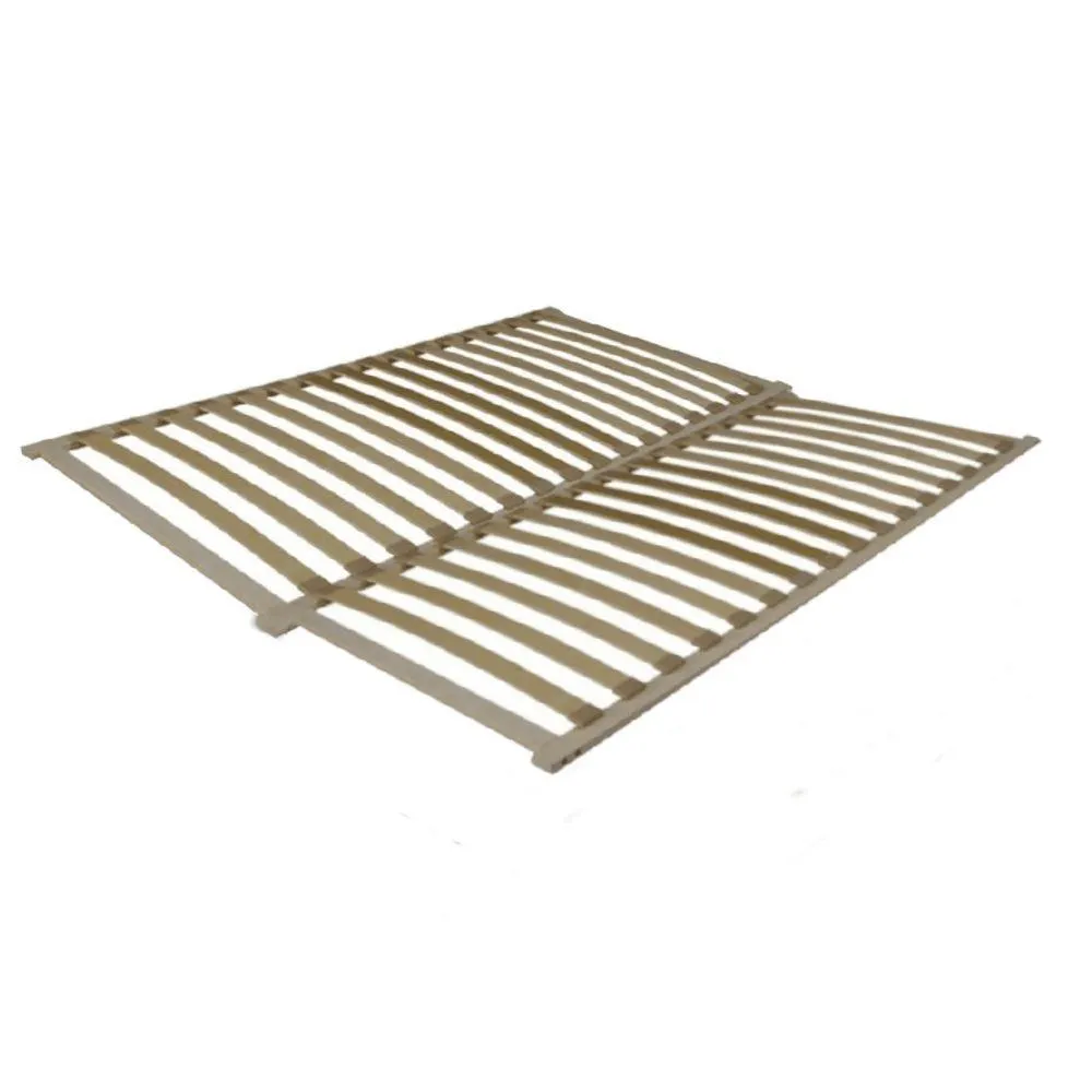 Ágyrács, hajlított lamellás, 140x200 cm, 16 léces, nyírfa - NATA