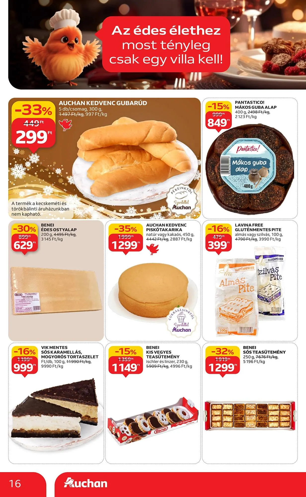 Katalógus Auchan akciós újság november 20.-tól december 24.-ig 2025. - Oldal 16