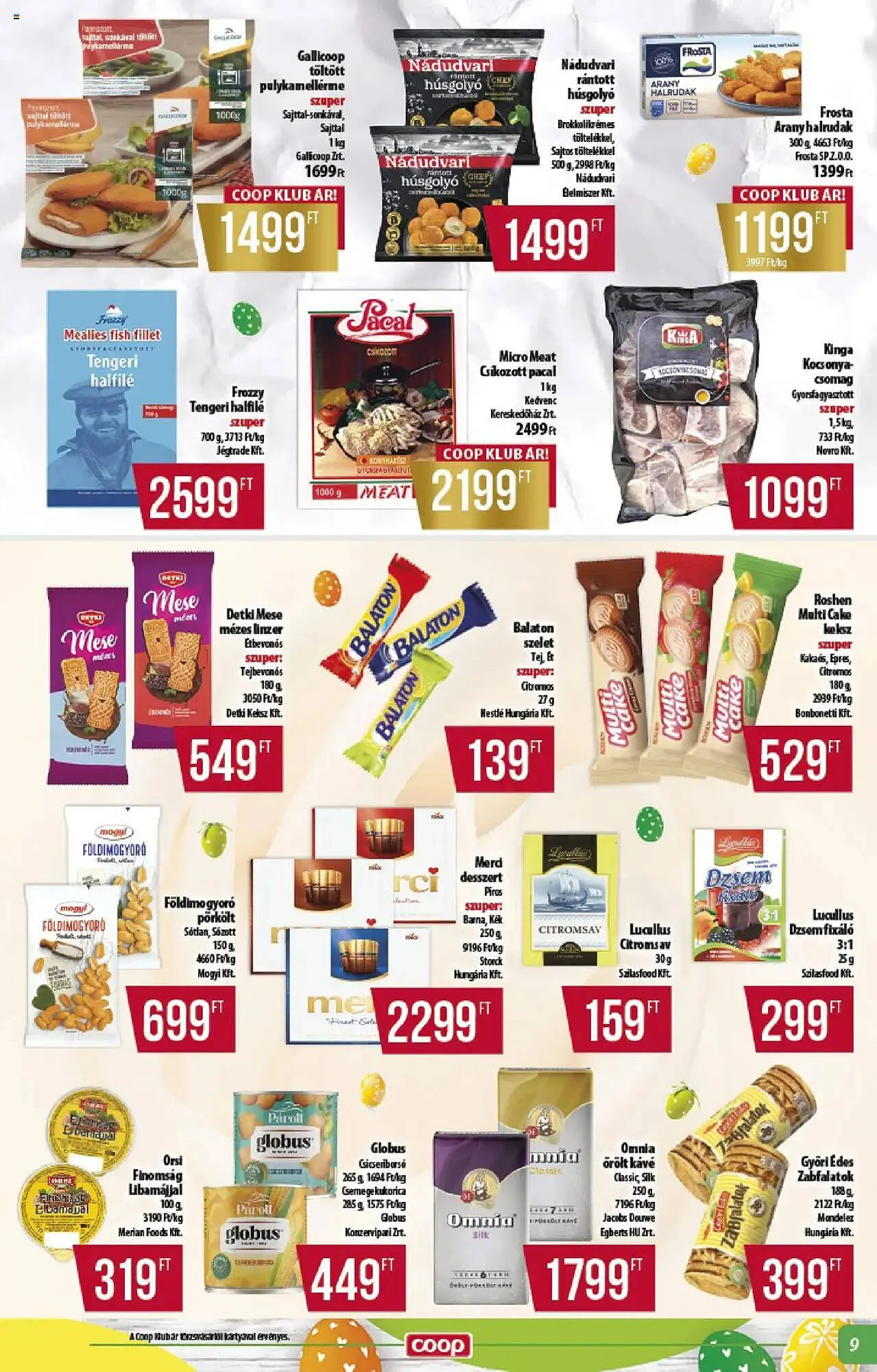 Katalógus Coop akciós újság április 17.-tól április 23.-ig 2025. - Oldal 9