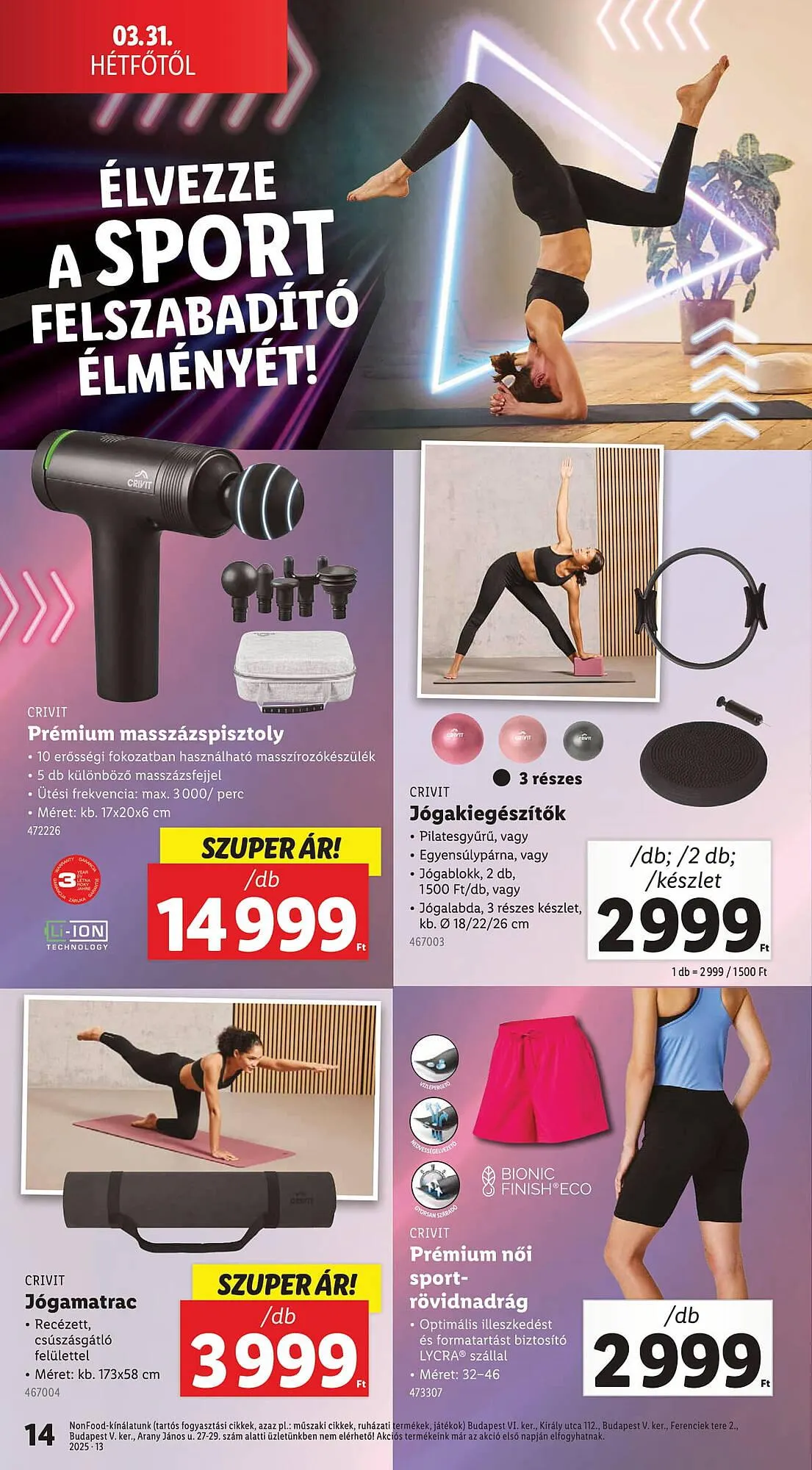 Katalógus Lidl akciós újság március 27.-tól április 2.-ig 2025. - Oldal 14