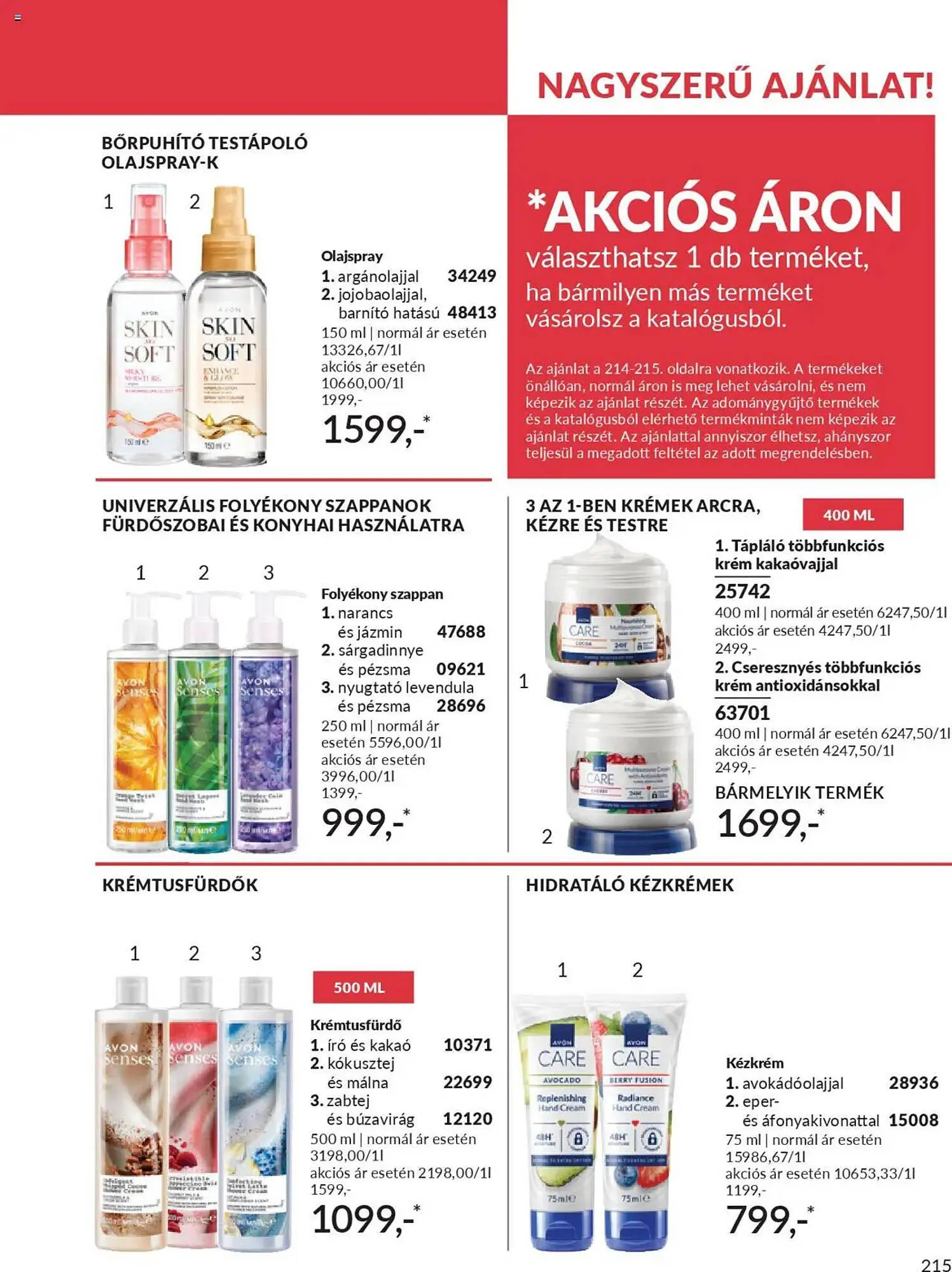 Katalógus AVON katalógus október 1.-tól október 31.-ig 2025. - Oldal 219