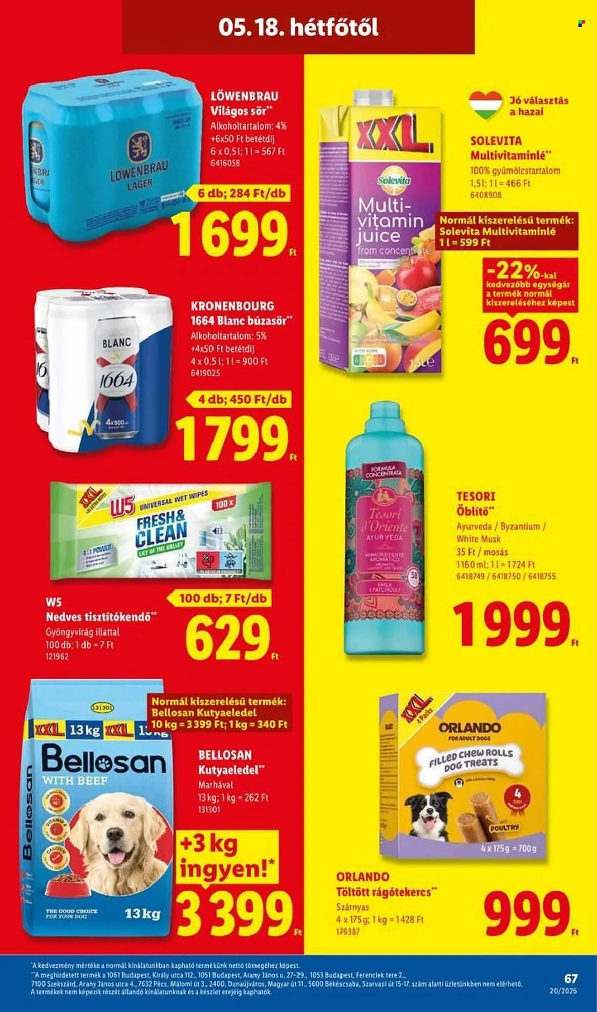 Katalógus Lidl akciós újság május 14.-tól május 20.-ig 2026. - Oldal 67