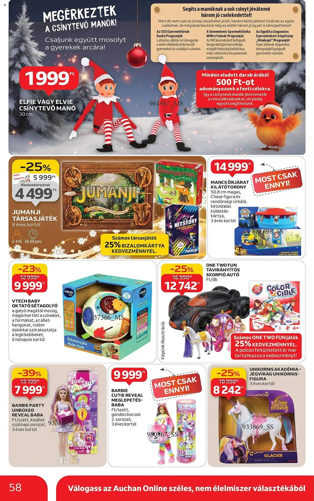 Katalógus Auchan akciós újság december 18.-tól december 24.-ig 2025. - Oldal 58