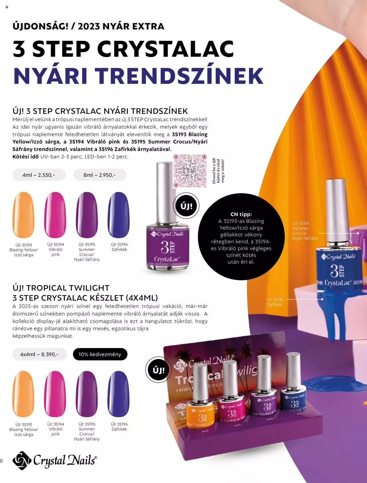 Katalógus Crystal Nails - NYÁR EXTRA KATALÓGUS június 1.-tól december 31.-ig 2023. - Oldal 8