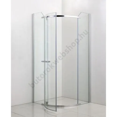Clear üveg zuhanykabin, 90x90x190 cm