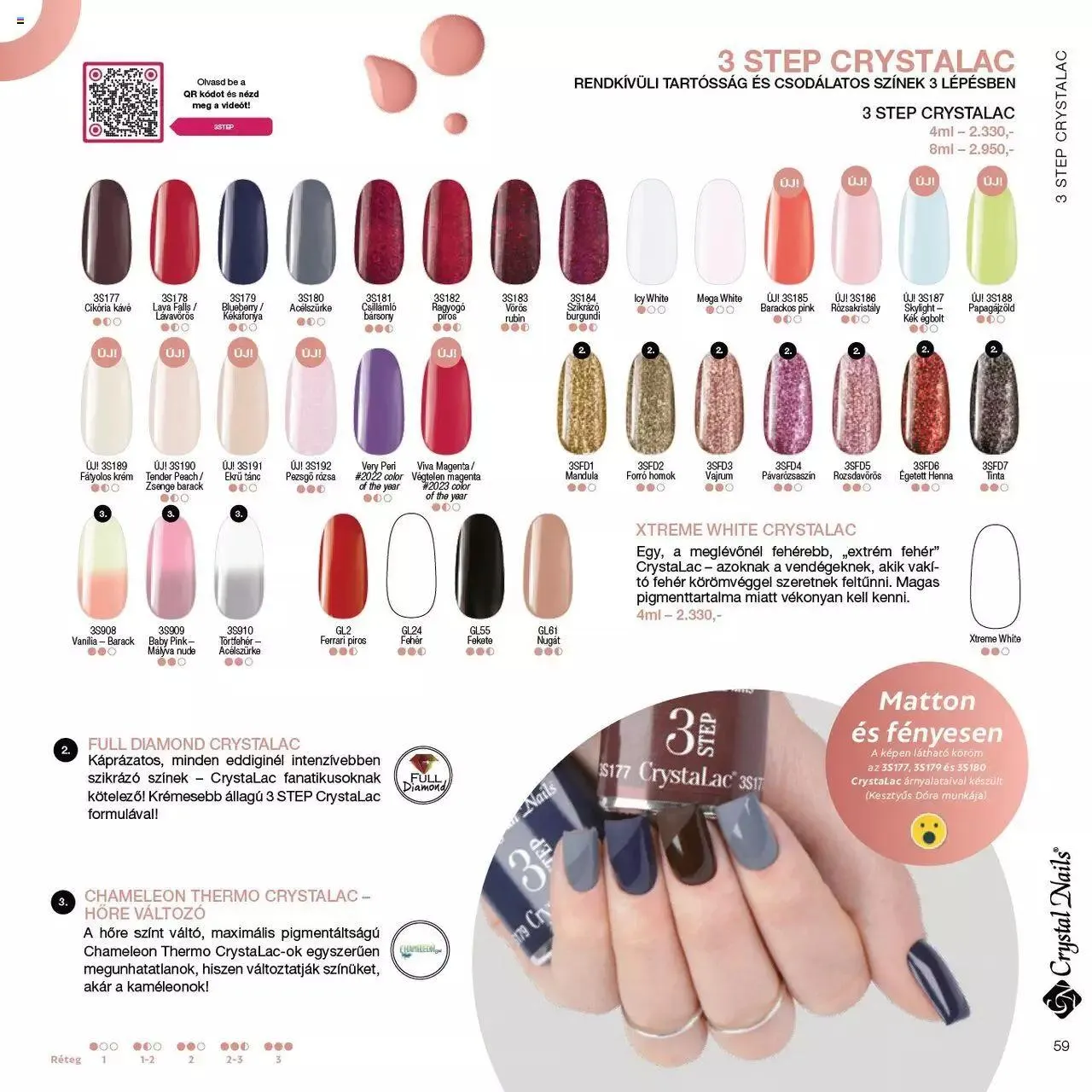 Katalógus Crystal Nails - Nagykatalógus 2023/24 március 6.-tól december 31.-ig 2023. - Oldal 59