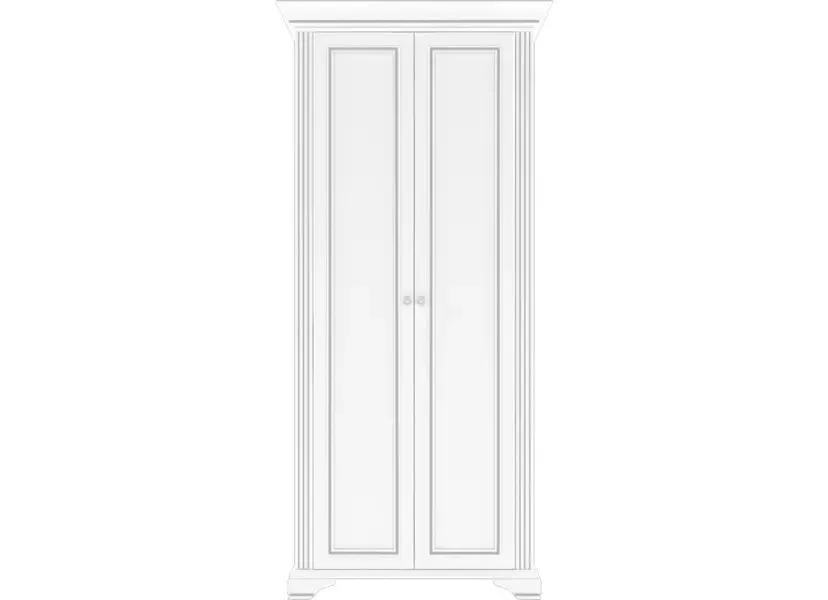 WHITE szekrény 2 ajtóval