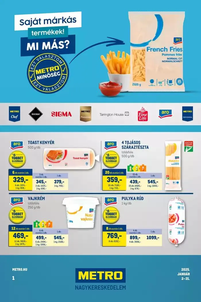 Katalógus Metro akciós január 2.-tól január 31.-ig 2025. - Oldal 1