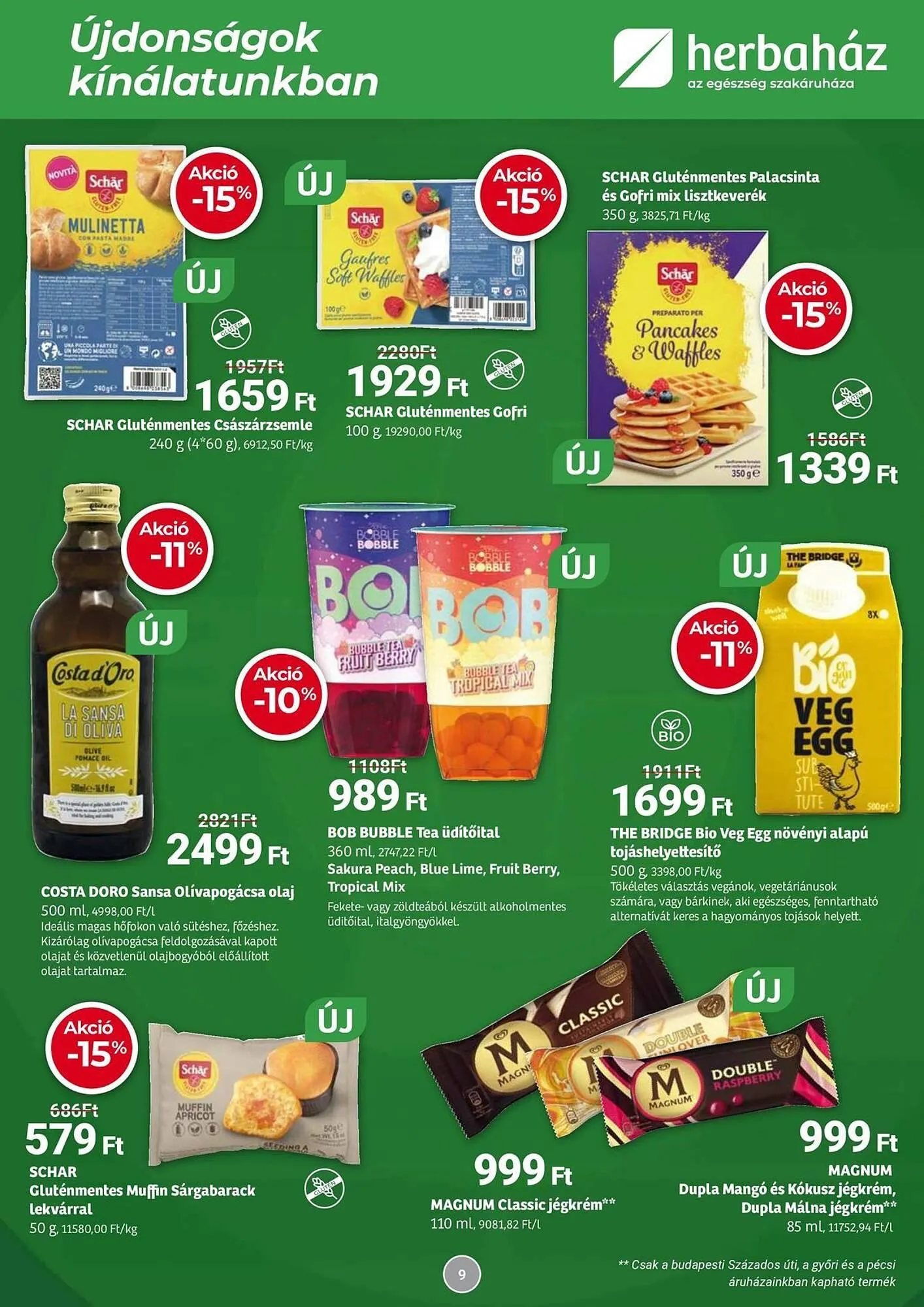 Katalógus Herbaház akciós újság július 7.-tól augusztus 3.-ig 2025. - Oldal 9