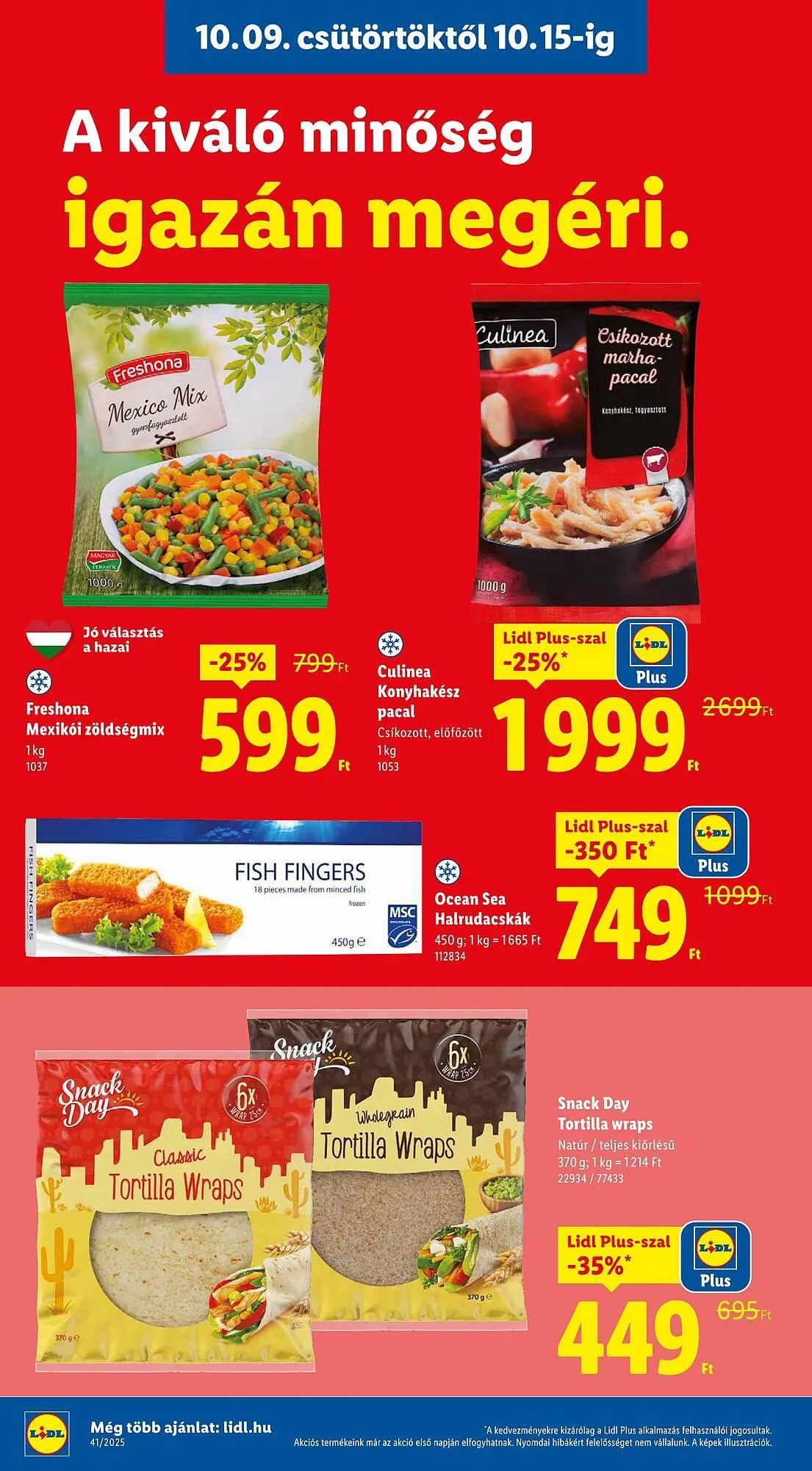 Katalógus Lidl akciós újság október 9.-tól október 15.-ig 2025. - Oldal 10