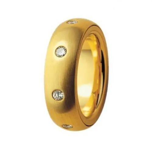 Sárga arany karikagyűrű