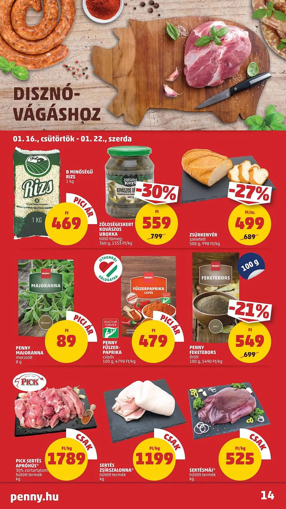 Katalógus PENNY akciós újság január 16.-tól január 22.-ig 2025. - Oldal 14