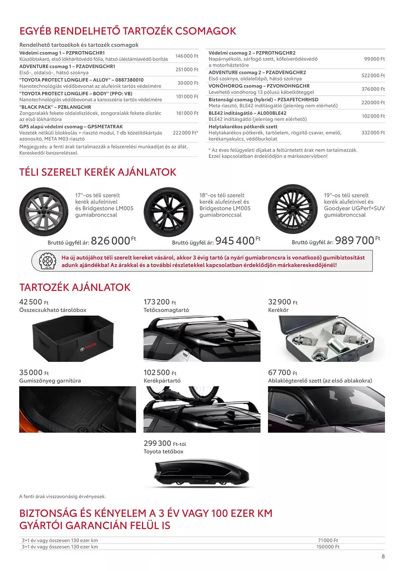Katalógus Toyota akciós újság január 8.-tól január 8.-ig 2026. - Oldal 8
