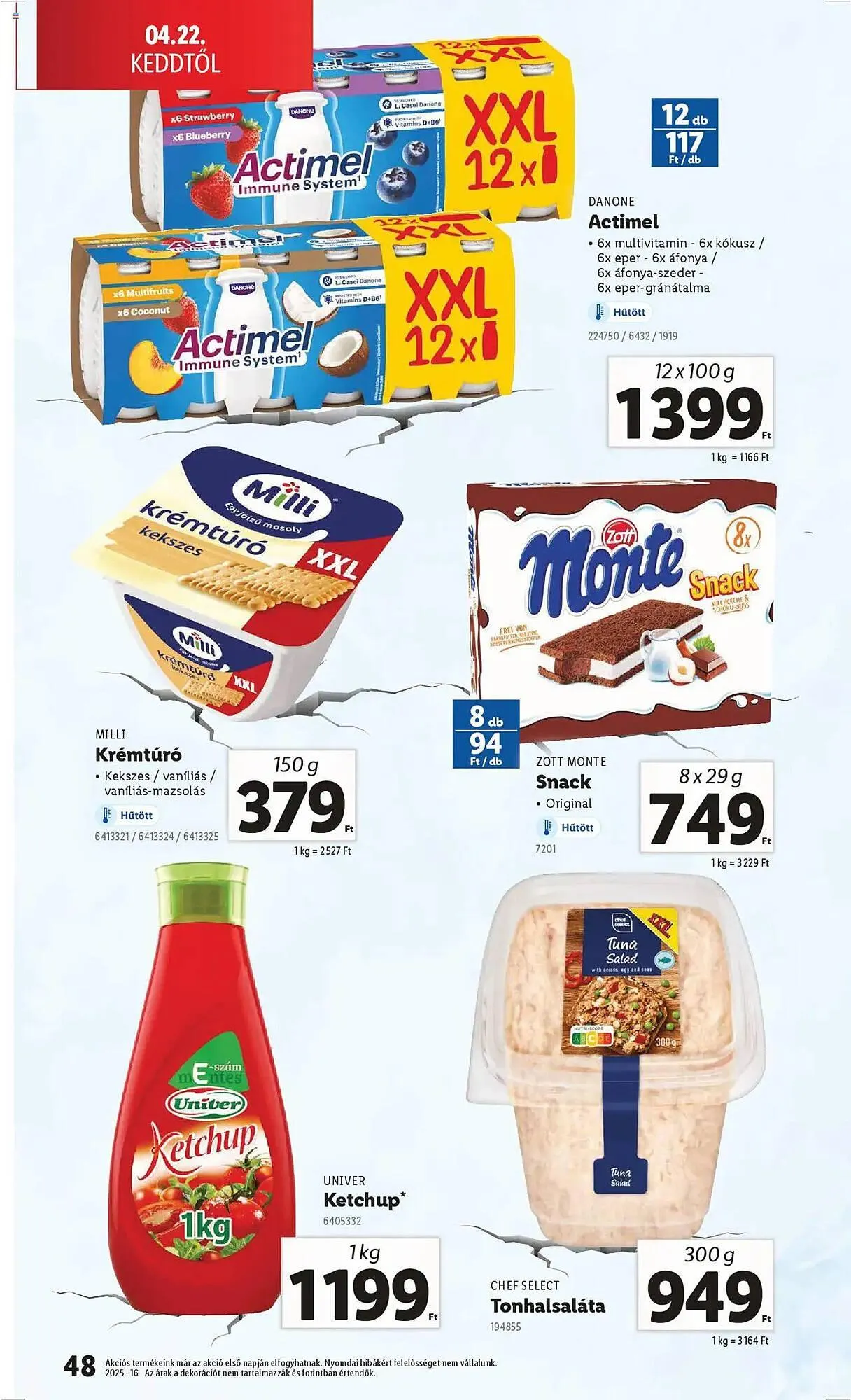 Katalógus Lidl akciós újság április 16.-tól április 22.-ig 2025. - Oldal 48