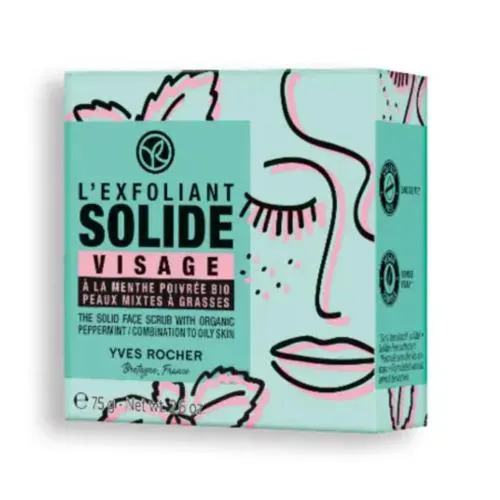 Szilárd arcradír bio borsmentával