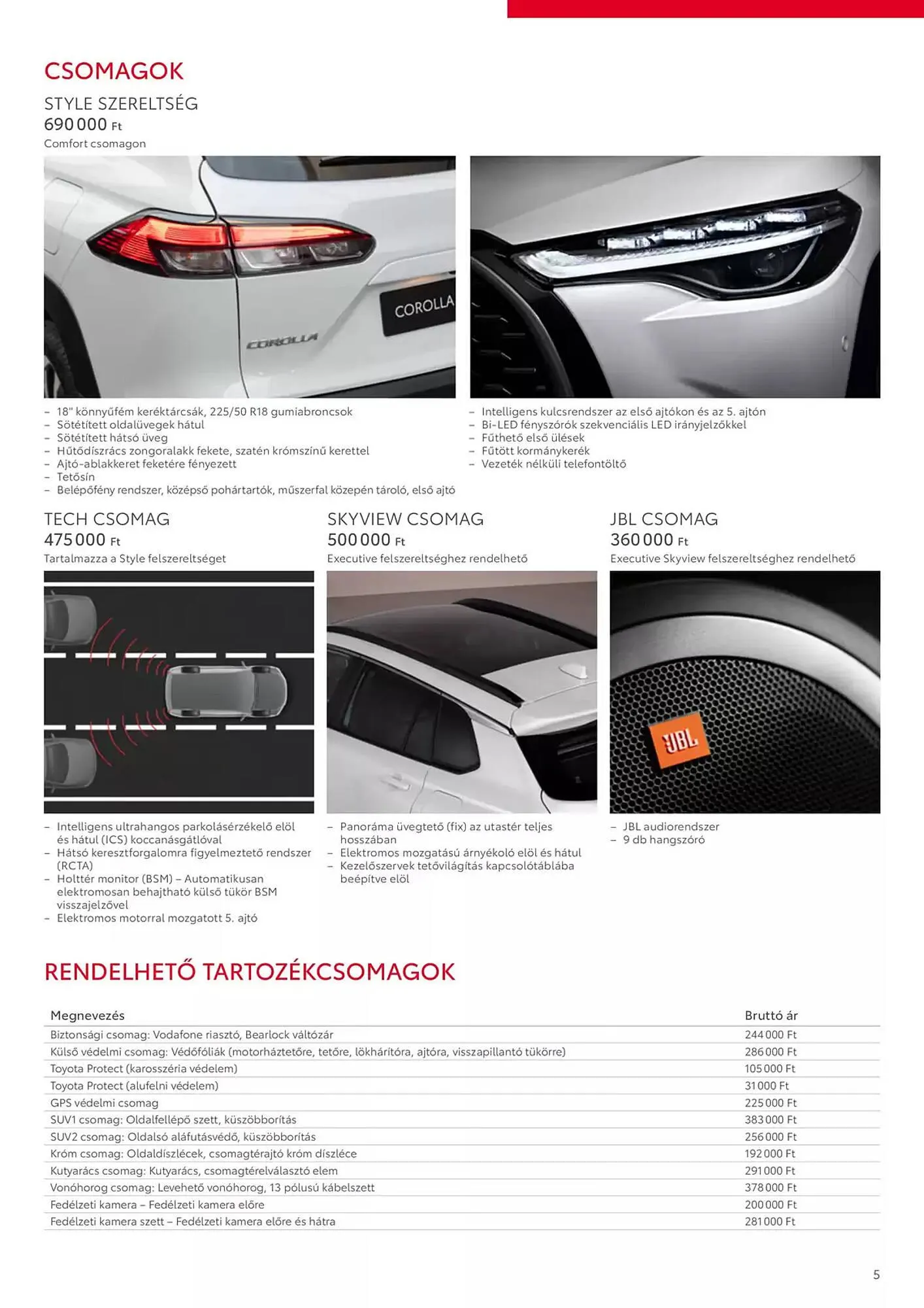 Katalógus Toyota akciós újság február 8.-tól február 8.-ig 2026. - Oldal 5