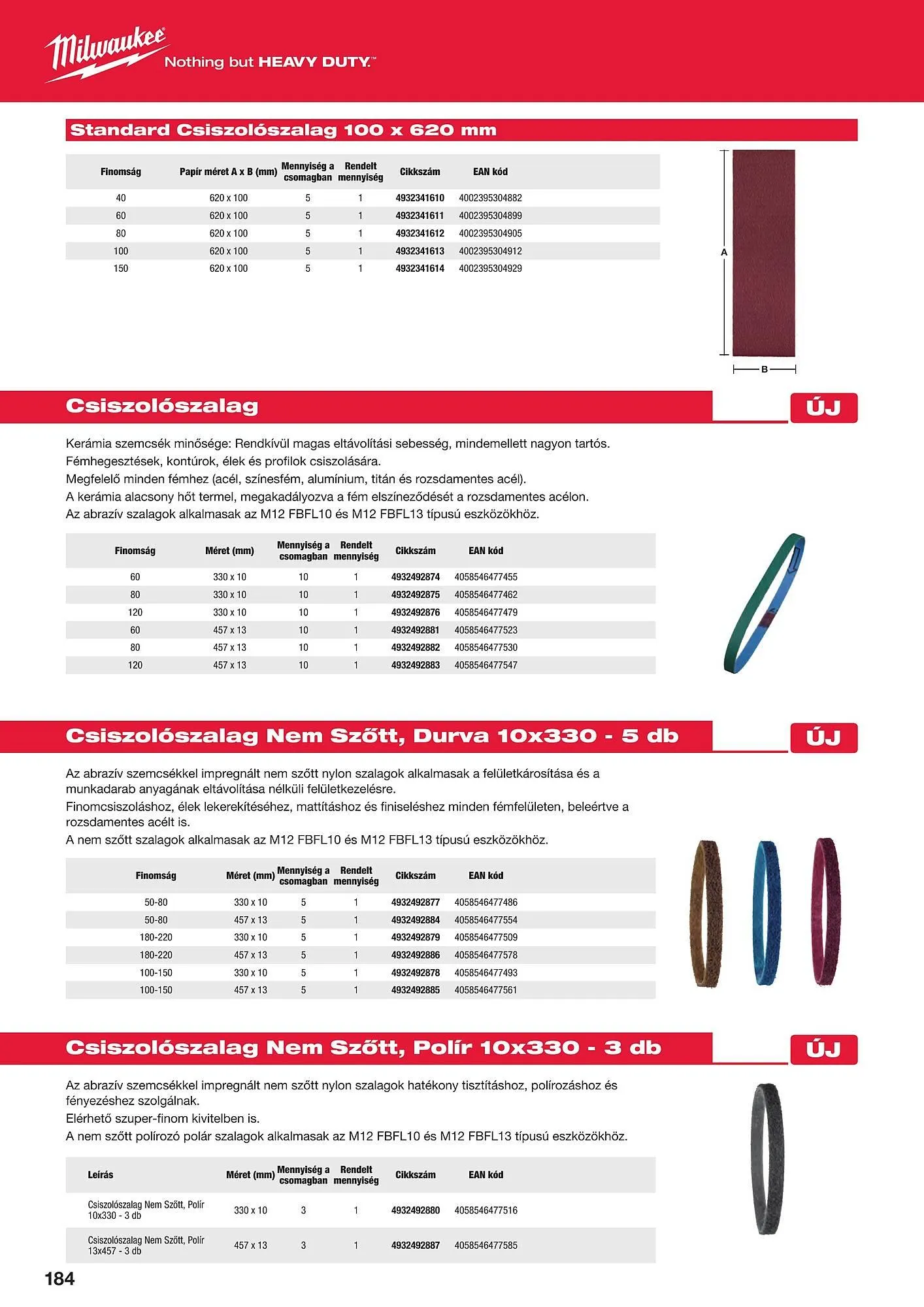 Katalógus Milwaukee akciós újság szeptember 16.-tól december 31.-ig 2025. - Oldal 184