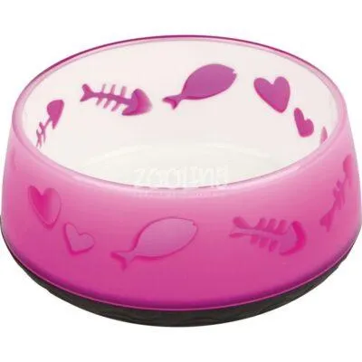 Trixie műanyag tál (rózsaszín) 0.3l/12cm