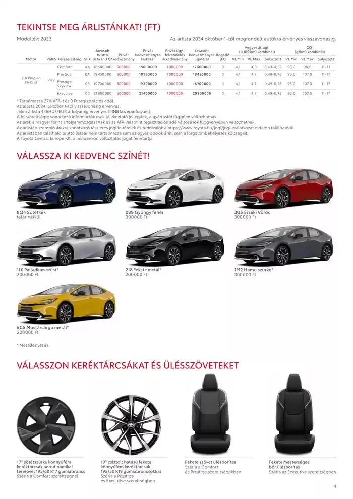 Katalógus Toyota Prius október 3.-tól október 3.-ig 2025. - Oldal 4