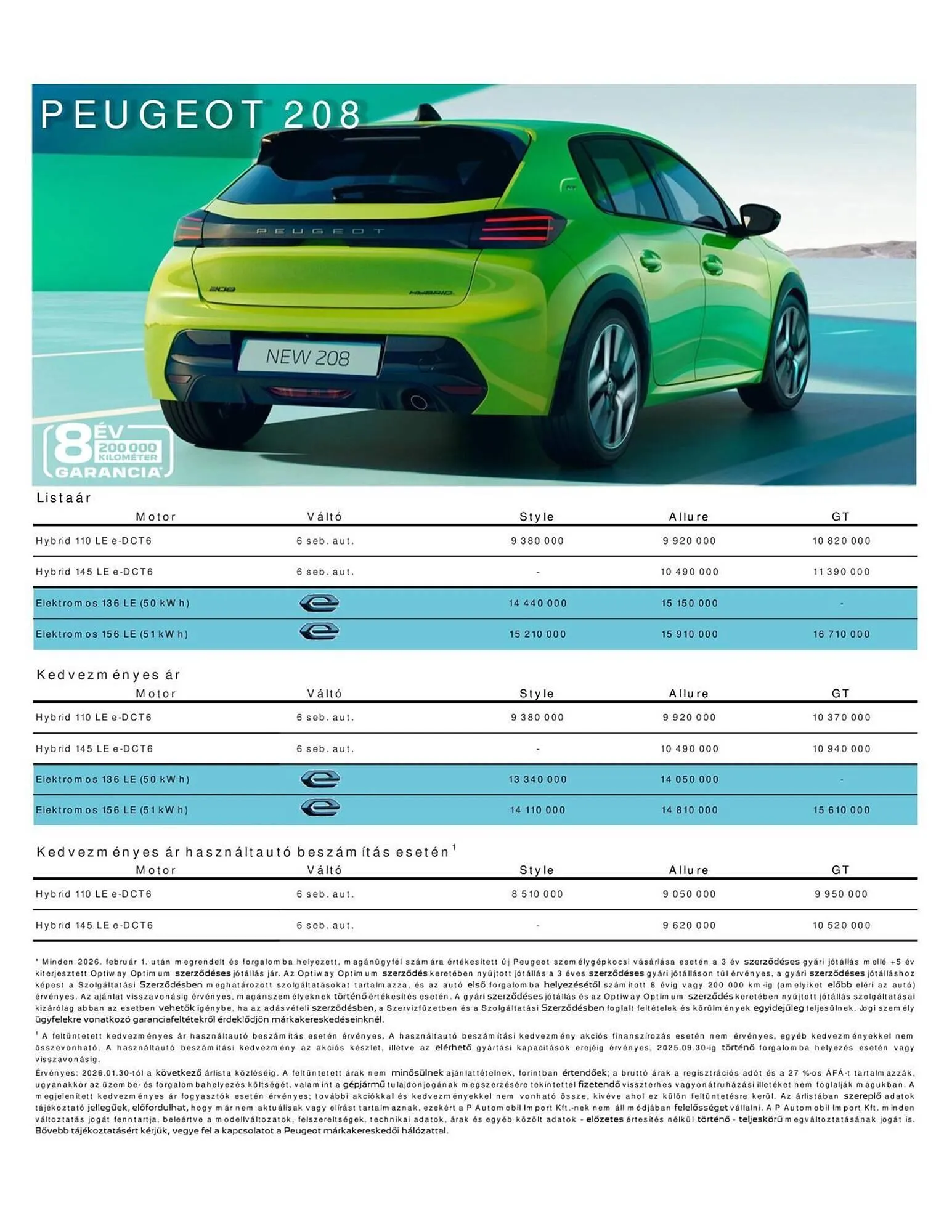 Katalógus Peugeot akciós újság április 4.-tól július 9.-ig 2026. - Oldal 2