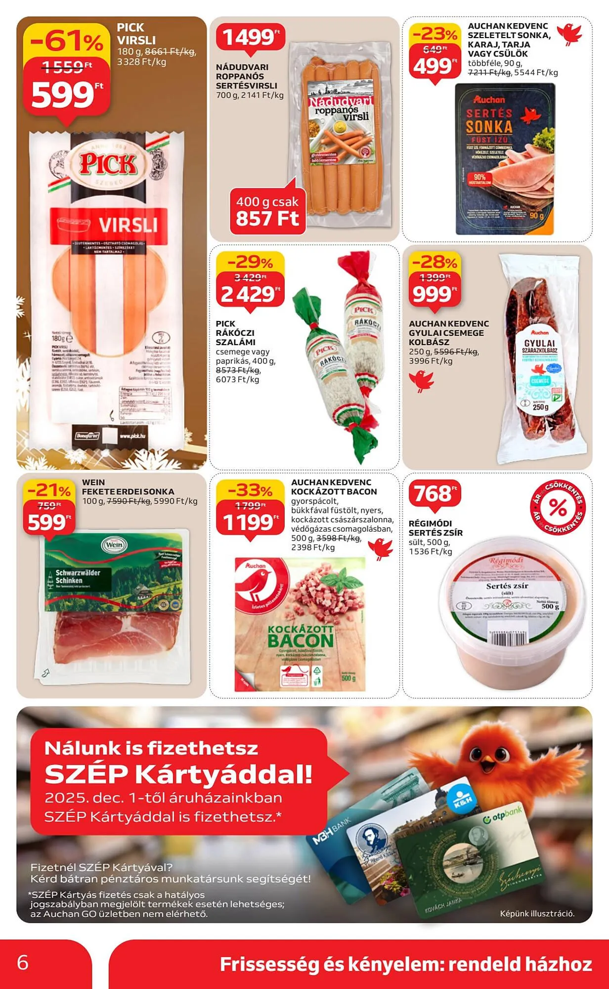 Katalógus Auchan akciós újság december 18.-tól december 24.-ig 2025. - Oldal 6