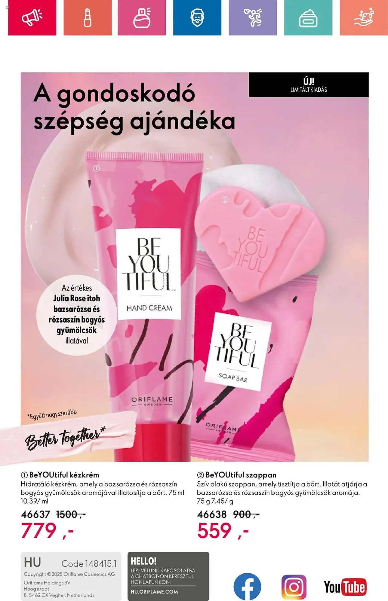 Katalógus Oriflame akciós újság január 19.-tól február 8.-ig 2025. - Oldal 164