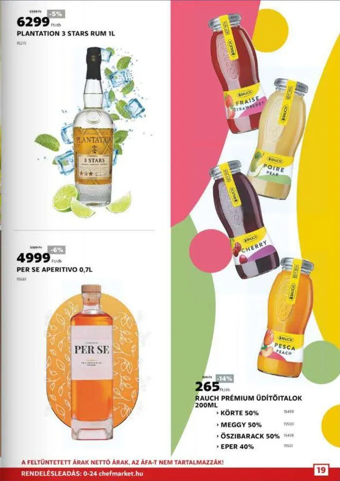 Katalógus Chef Market Magazin augusztus 1.-tól augusztus 31.-ig 2024. - Oldal 19