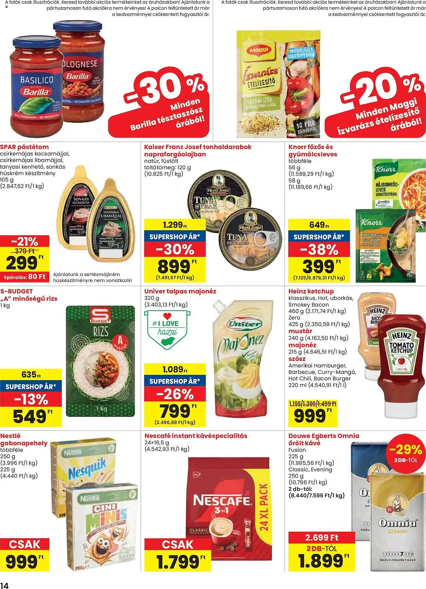 Katalógus Spar akciós újság február 26.-tól március 4.-ig 2026. - Oldal 14