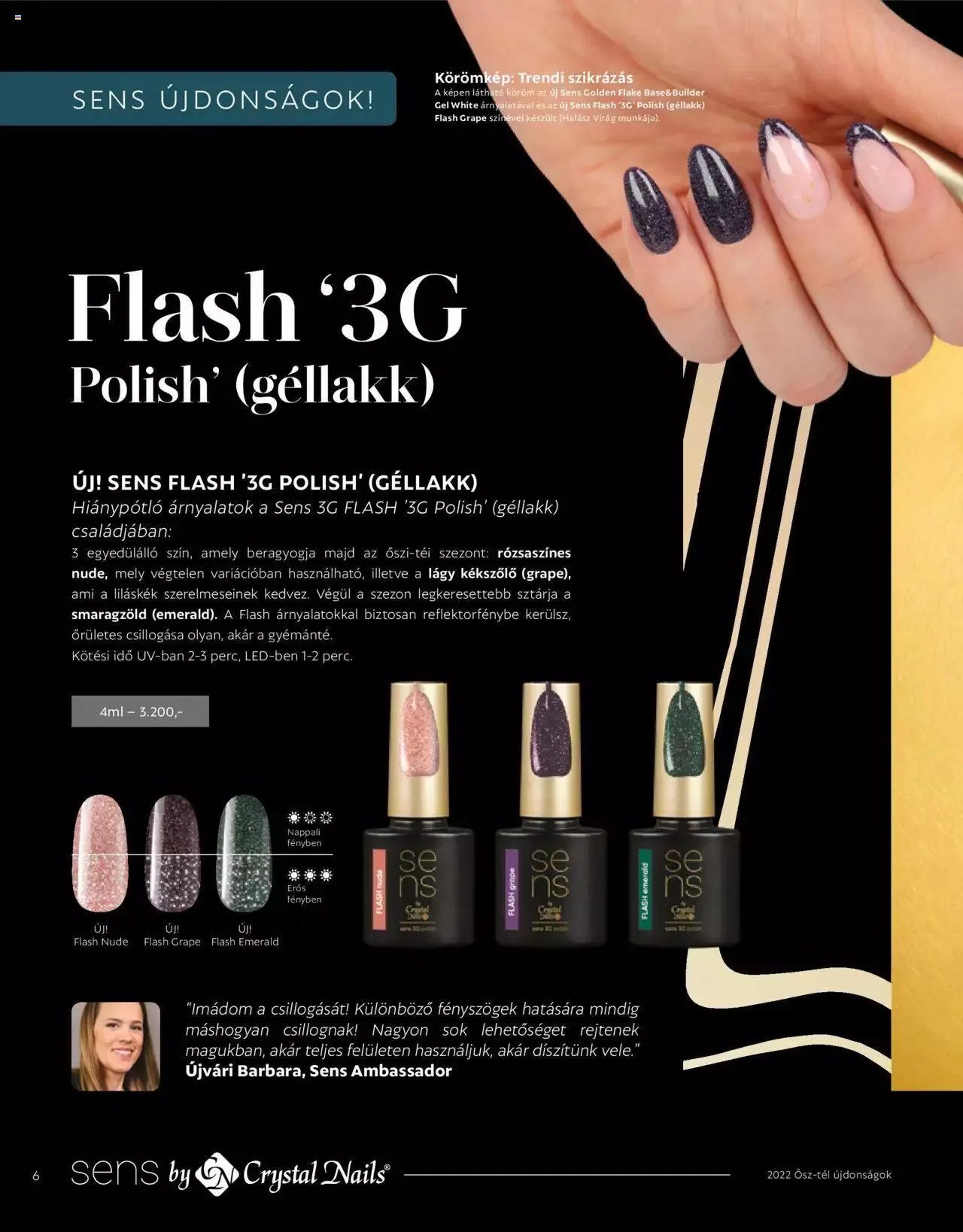 Katalógus Crystal Nails - Ősz / Tél katalógus szeptember 5.-tól december 31.-ig 2023. - Oldal 6