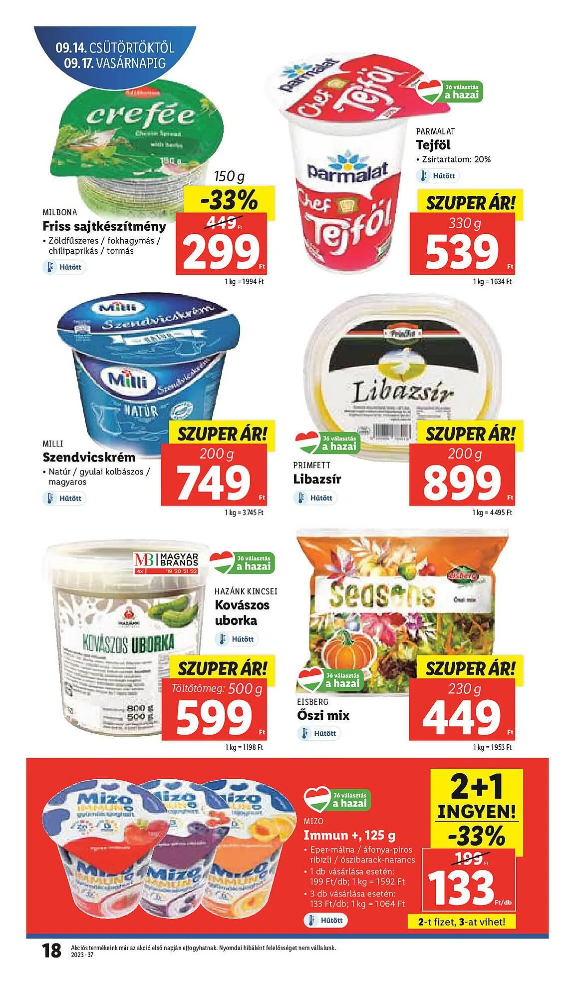 Katalógus Lidl akciós újság szeptember 14.-tól szeptember 20.-ig 2023. - Oldal 18