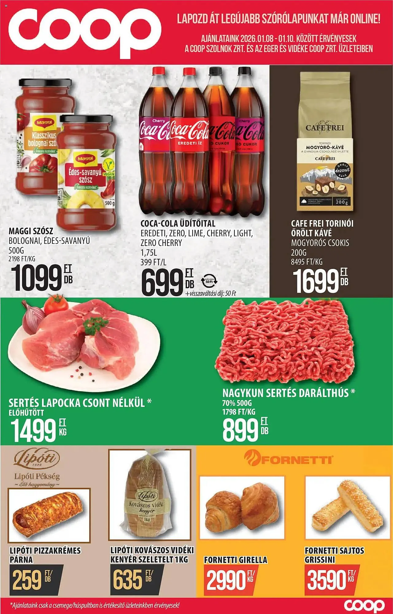 Katalógus Coop akciós újság január 8.-tól január 10.-ig 2026. - Oldal 1