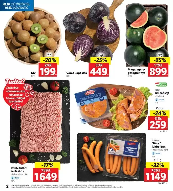 Katalógus Érvényes 01.16-tól január 16.-tól január 19.-ig 2025. - Oldal 2