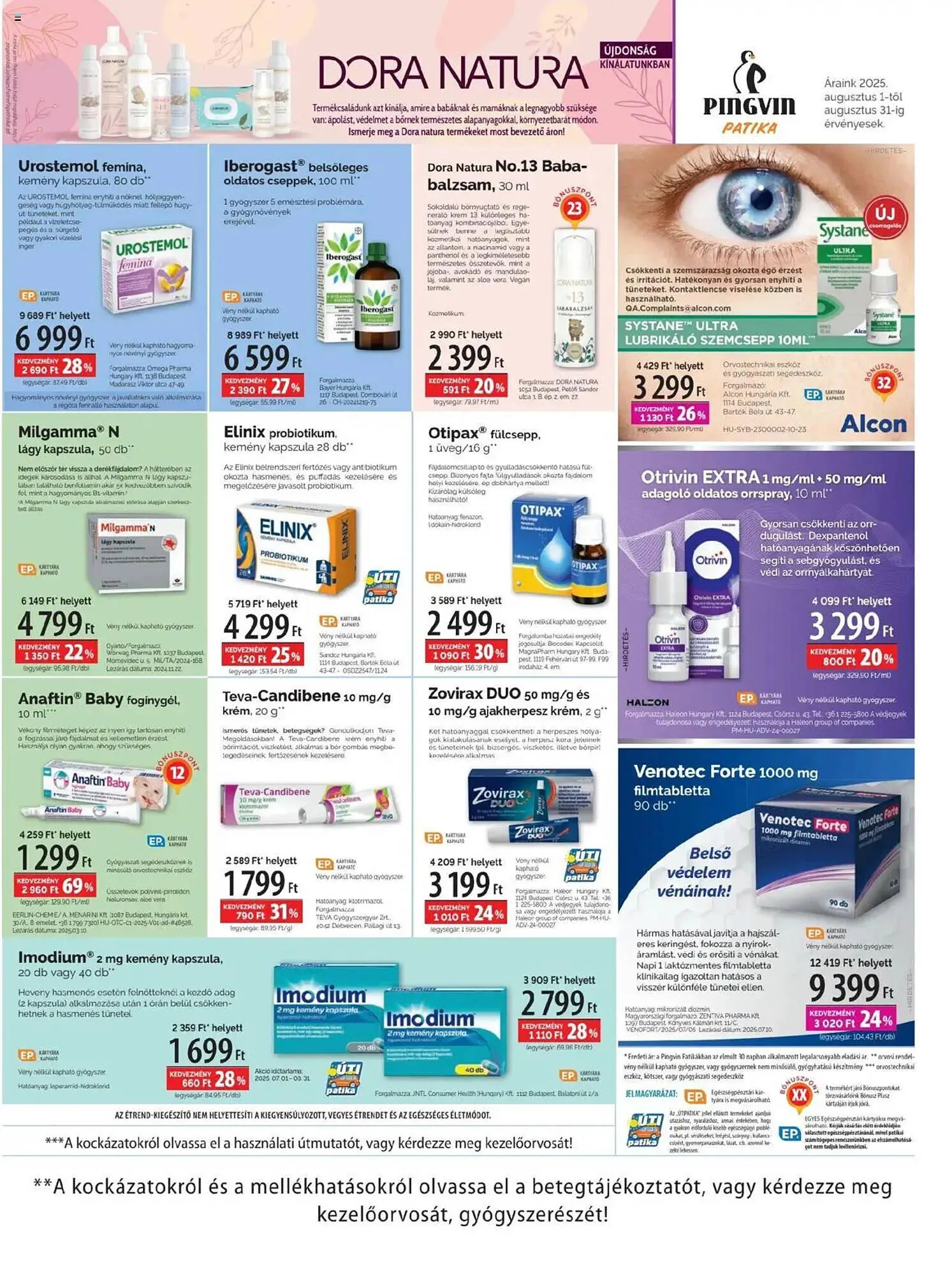 Katalógus Pingvin Patika akciós újság augusztus 1.-tól augusztus 31.-ig 2025. - Oldal 7