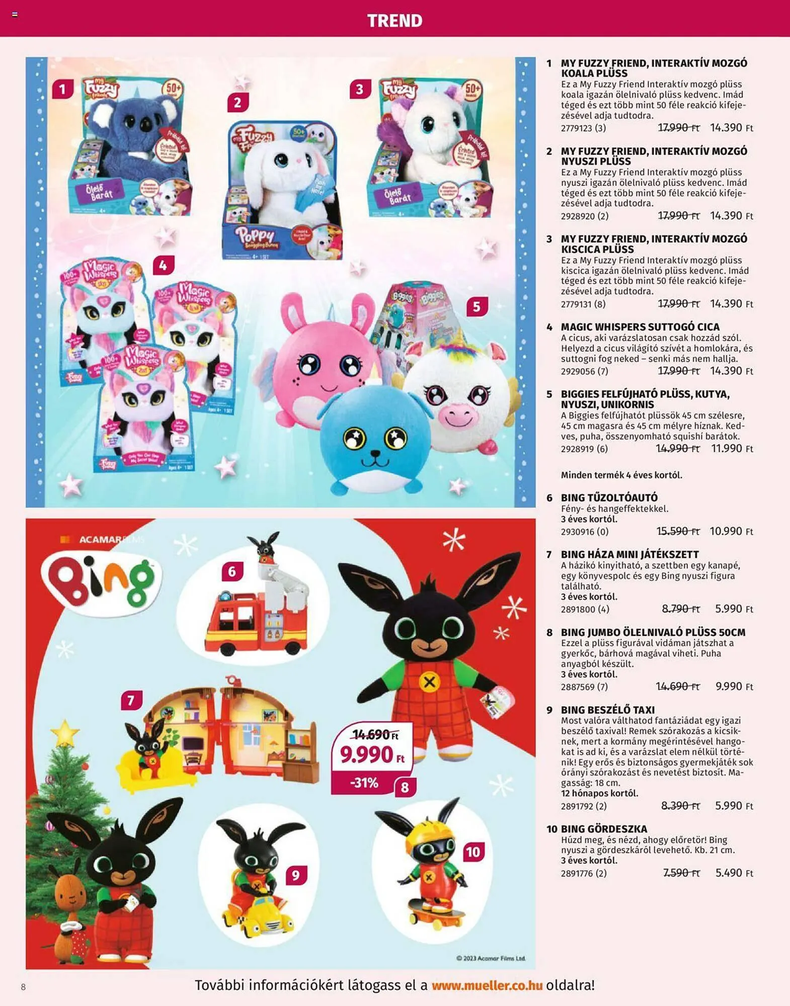 Katalógus Müller akciós újság október 30.-tól december 31.-ig 2023. - Oldal 8