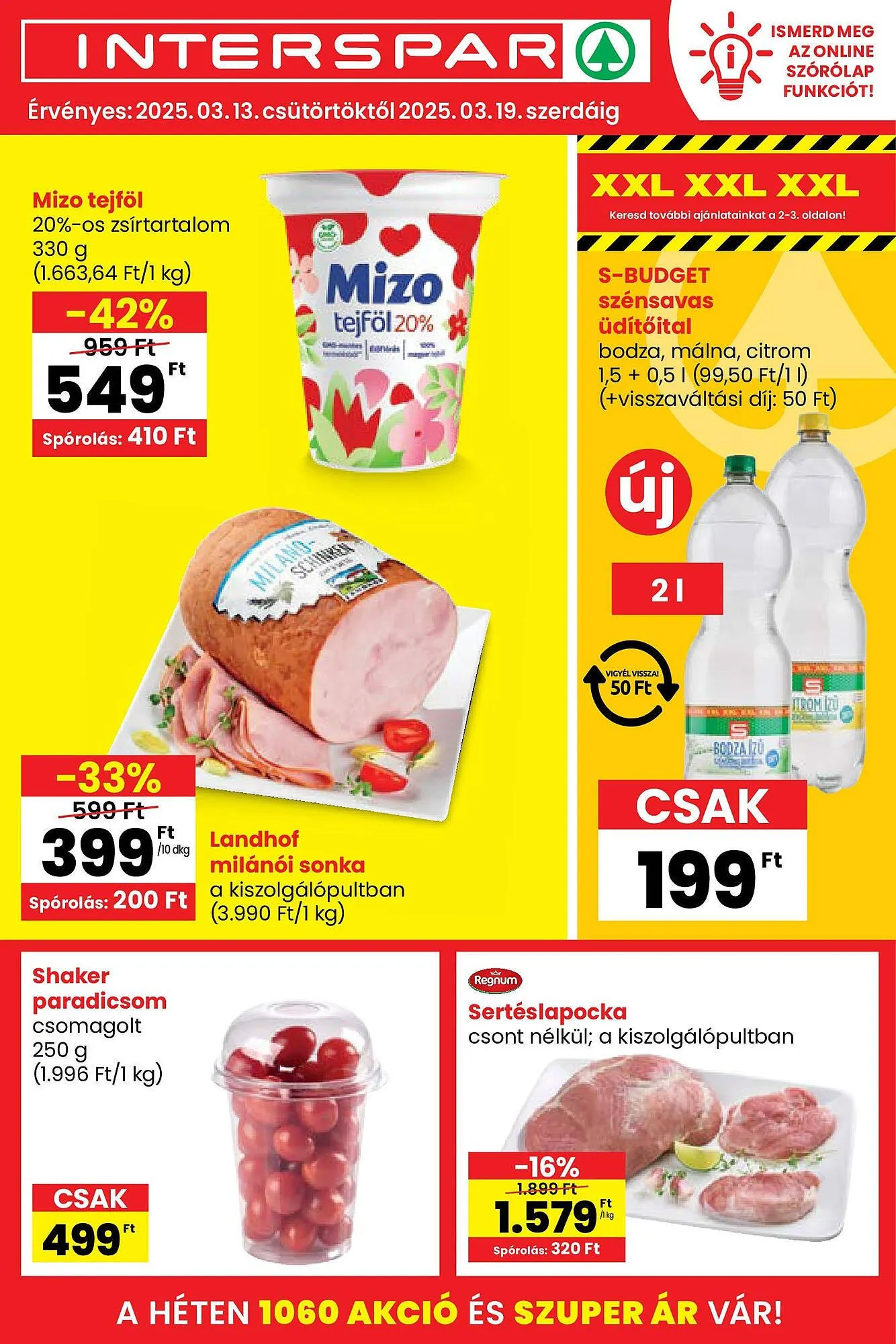 Katalógus Interspar akciós újság március 13.-tól március 19.-ig 2025. - Oldal 1