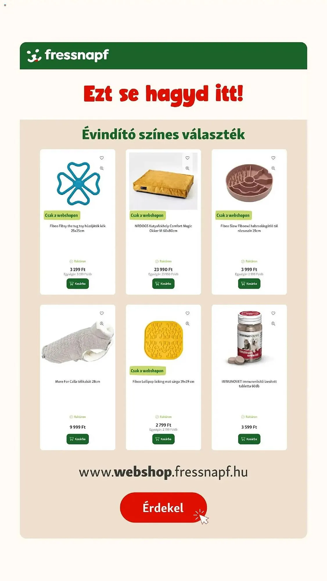 Katalógus Fressnapf akciós újság január 8.-tól január 14.-ig 2026. - Oldal 21