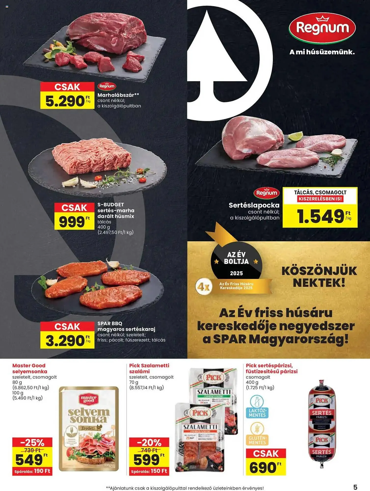 Katalógus Spar akciós újság július 31.-tól augusztus 6.-ig 2025. - Oldal 5