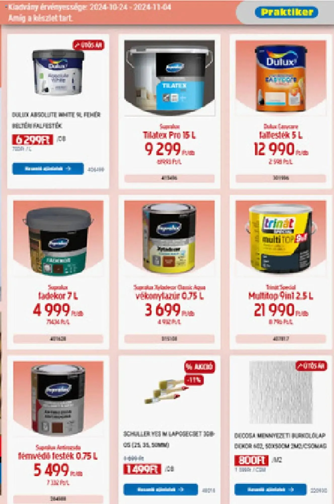 Katalógus Praktiker akciós újság október 24.-tól november 4.-ig 2024. - Oldal 23