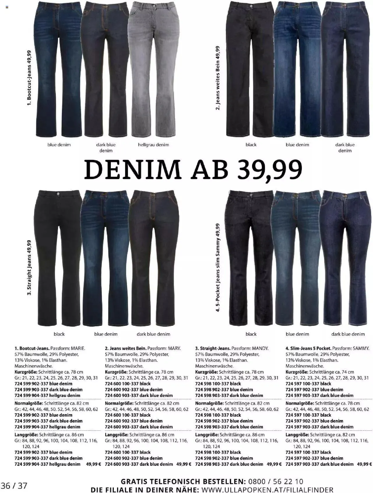 Katalógus Ulla Popken Akciós újság július 1.-tól július 31.-ig 2024. - Oldal 36