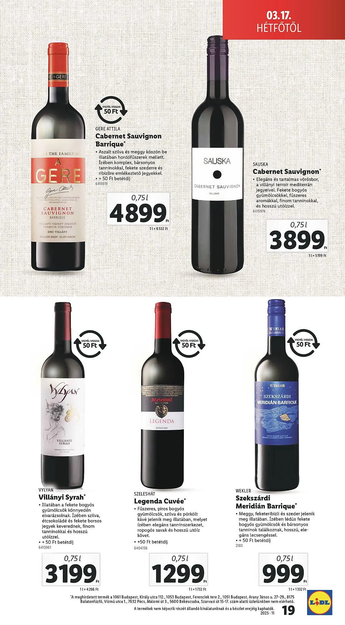 Katalógus Lidl akciós újság március 17.-tól április 20.-ig 2025. - Oldal 19