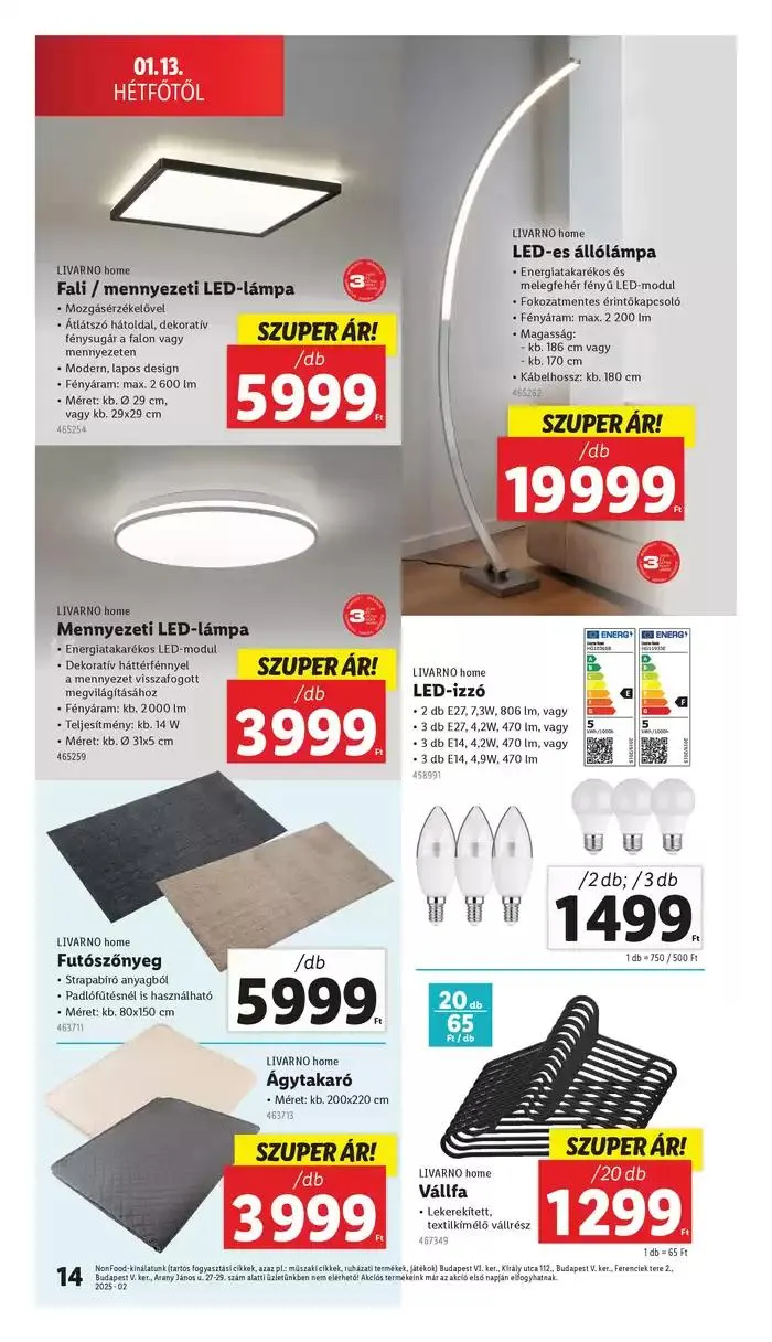 Katalógus Nonfood kínálatunk - 02. hét január 9.-tól január 15.-ig 2025. - Oldal 14