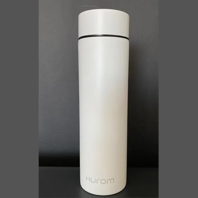 Hurom 330ml-es ultrakönnyű duplafalú rozsdamentes acél termosz (fehér)