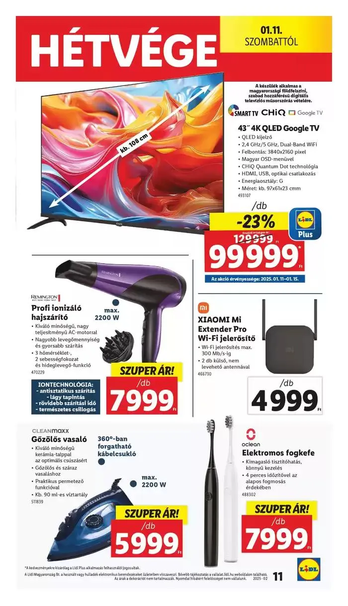 Katalógus Nonfood kínálatunk - 02. hét január 9.-tól január 15.-ig 2025. - Oldal 11