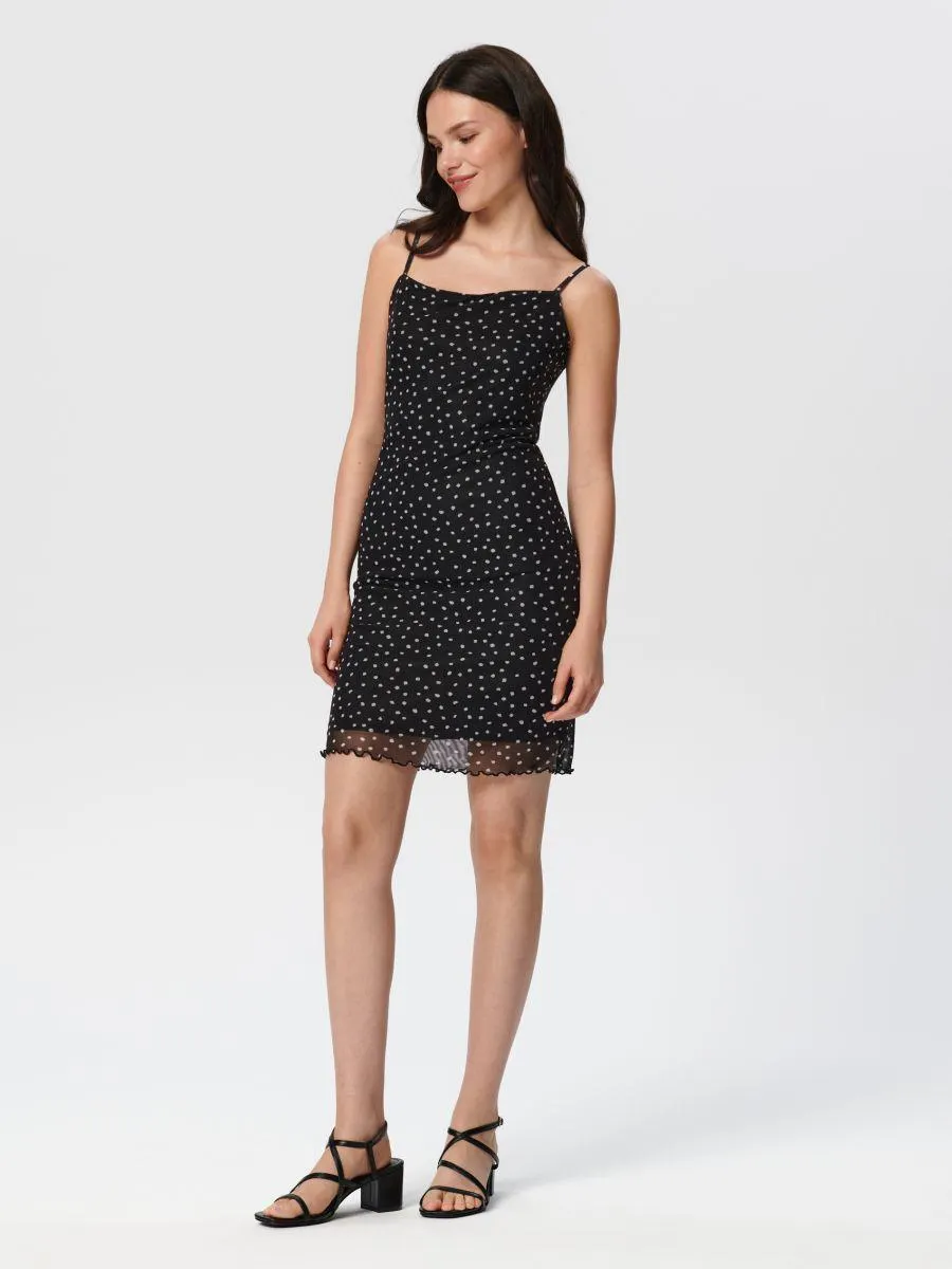 Kombinépántos miniruha